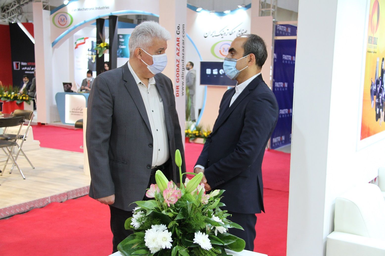 IMG 1302 - The participation of Mehrgodaz refractories company in the sixth refractory exhibition