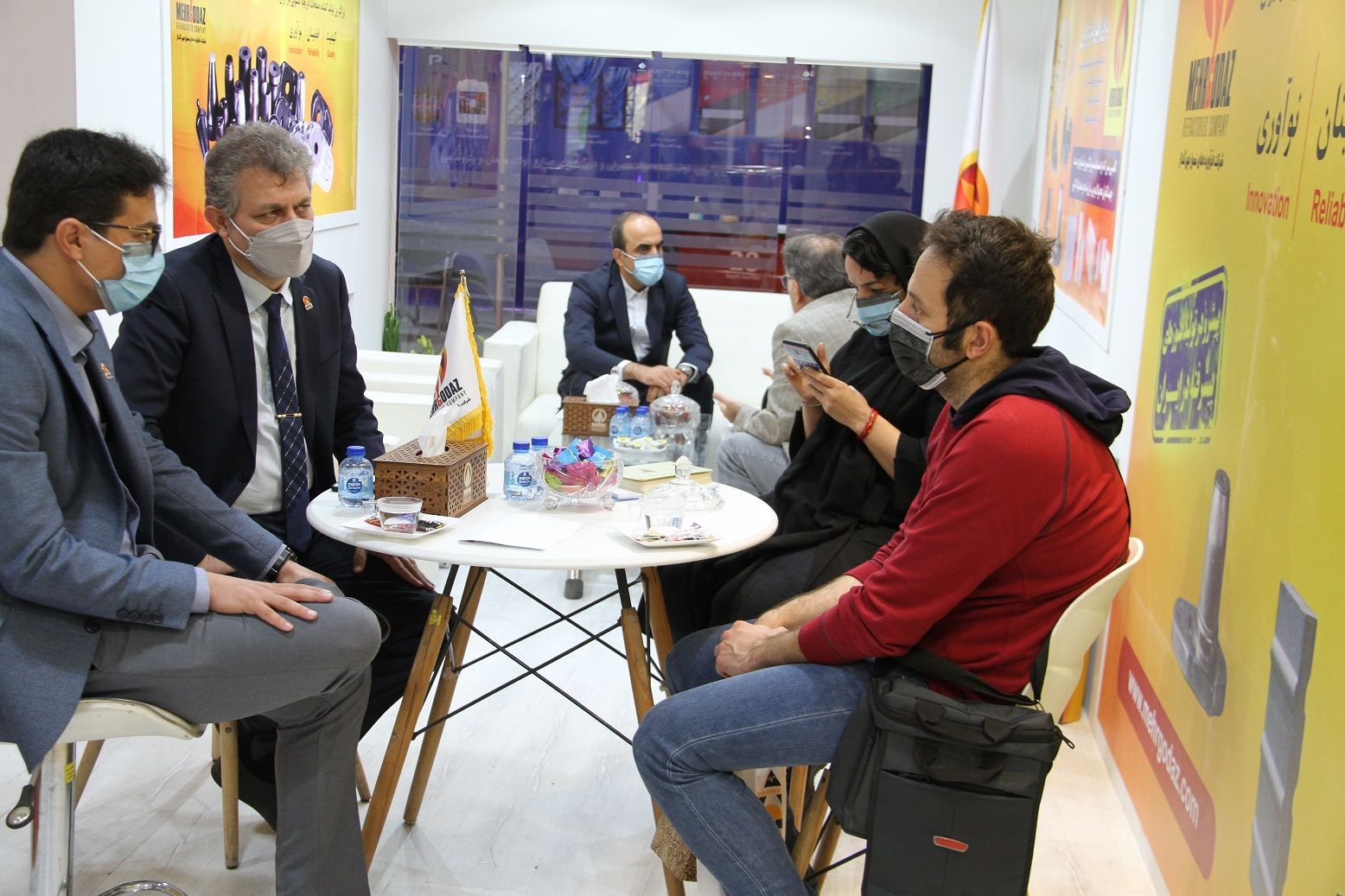IMG 1325 - The participation of Mehrgodaz refractories company in the sixth refractory exhibition